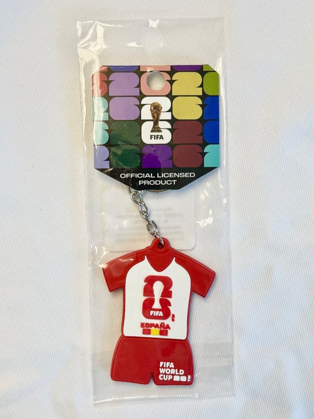 2026 FIFA WORLD CUP Spain Espana KIT Jersey Keychain CHAMPIONS